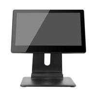 Terminal de point de vente pliable, écran tactile Android de 11,6 pouces, caisse enregistreuse avec support en aluminium pour restaurant, supermarché, magasin de détail