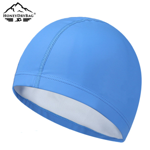 Gorro de Natación Personalizado al por Mayor, Impermeable, de Silicona Plana, de Alta Calidad, Elástico, con Estampado Personalizado, para Nadadores Adultos y Clubes - Product Image 5
