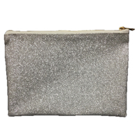 Pochette de maquillage en argent, Logo personnalisé, pas cher, imperméable, Portable, organisateur de voyage, pochette de maquillage à paillettes, fermeture éclair, sac à cosmétiques