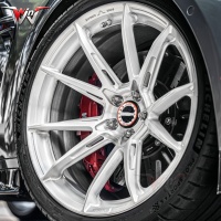 Velg Mobil Penumpang Tempa Wire Drawing 18 19 20 21 Inch 5x114.3 5x120 5x112 untuk BMW F20 F45 F30 F35 Audi A4 B9 Mercedes C-Class
