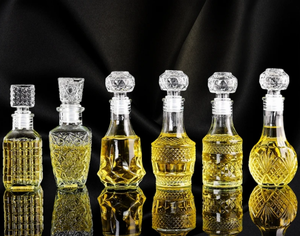 Mini decantador de licor de 95ML, botellas de chupito pequeñas, Mini decantador de aderezo para ensaladas, Mini botellas de Alcohol vacías con tapón de vidrio - Product Image 4