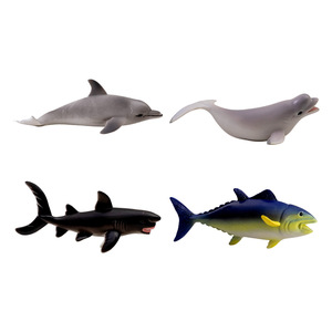 Animal Figures Model Simulated Marine Doll Mini Plastic Crafts for Garden Home Bonsai Decoration Fish Landscaping