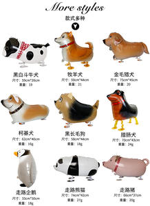 Cartone animato che cammina giocattolo per modellazione di animali domestici palloncino per la festa di compleanno dei bambini eco-friendly buon natale Unisex Set - Product Image 5