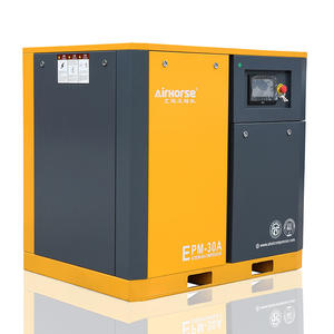 Fabrieksaanbieding: Luchtcompressor, AC-aangedreven, 22kW, 37kW, 7,5kW, schroeftype, roterend, directe aansluiting, 55kW complete sets met tank en luchtcompressor-droger - Product Image 3