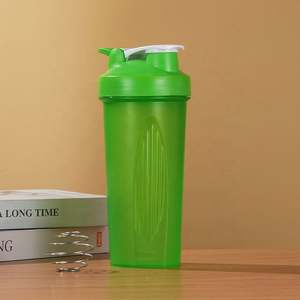 ספורט כושר פשוט ששייקר בקבוקי חלבון אבקת חלב-שייק בקבוק פלסטיק ערבוב מים - Product Image 6