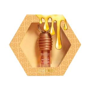 Baume à lèvres hydratant et repulpant longue durée, non collant, avec clip de sac et anneau, cosmétique nourrissant et lissant, effet miel - Product Image 6