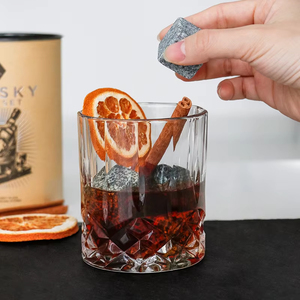 BespritGift Granite Chilling Rocks Whisky Stone & Glass Kit Promocional Creative Bar Accesorios <span class=keywords><strong>Regalos</strong></span> Sets Ideas <span class=keywords><strong>para</strong></span> hombres y papá - Product Image 2