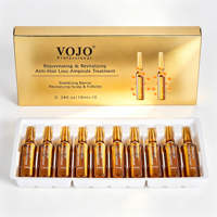 Traitement en ampoules anti-chute de cheveux VOJO en gros 10ml*10, essence régénérante pour la croissance naturelle, active les follicules pileux, OEM/ODM