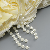 Nouveautés en promotion : Ensemble de soirée en satin pour femme, sans manches, avec perles et pompons, fleurs 3D, mini-robe