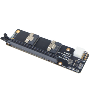 Gen4 slimsas อะแดปเตอร์ขยาย SFF8654 X16กับ PCIe4.0การ์ดจอกราฟิกการ์ดแสดงผลสำหรับเครือข่าย GPU slimsas อะแดปเตอร์8i - Product Image 5