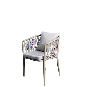 Meubles extérieurs et chaises <span class=keywords><strong>en</strong></span> <span class=keywords><strong>aluminium</strong></span> <span class=keywords><strong>de</strong></span> corde <span class=keywords><strong>de</strong></span> <span class=keywords><strong>jardin</strong></span>, chaises <span class=keywords><strong>de</strong></span> <span class=keywords><strong>jardin</strong></span> contemporaines <span class=keywords><strong>de</strong></span> style <span class=keywords><strong>de</strong></span> conception - Product Image 3