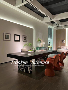 Truyền thống bằng đá cẩm thạch bàn ăn Antique hình chữ nhật thiết kế 4 chỗ bền Đồ nội thất nhà - Product Image 2