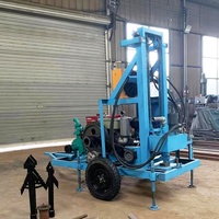 Nouvelle Pompe à Engrenages pour Forage de Puits d'Eau Profond 0-200M avec Moteur Diesel Personnalisé, Foreuses sur Roues/Chenilles pour Irrigation Agricole