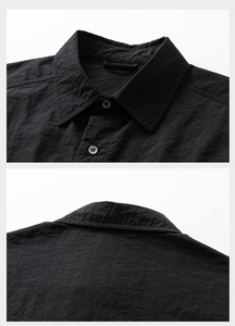 Camisa Casual de Manga Larga con Bolsillo en el Pecho y Bloques de Color de Moda, Cuello Camisero Holgado para Exteriores, Blusa Masculina - Product Image 2