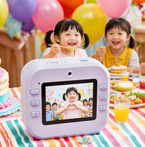 Cámara de <span class=keywords><strong>Fotos</strong></span> Digital Instantánea con <span class=keywords><strong>Impresora</strong></span> Térmica Mini, Regalo de Cumpleaños para Niños y Niñas, Juguete con Imágenes MOS para Niños, Fotografía y Video - Product Image 1