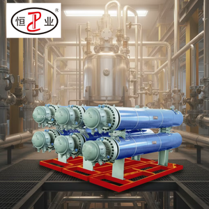 Échangeur de chaleur à calandre tubulaire électrique monté sur châssis en acier au carbone certifié ATEX pour le chauffage automatique des procédés, adapté aux champs pétroliers et au gaz brut - Product Image 3