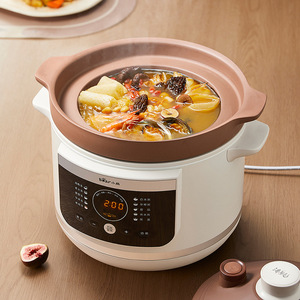 Olla de Cocción Lenta Eléctrica Little Bear de 5.5L, Multifuncional, Automática, para Sopas, con Programación, Color Gris - Product Image 4