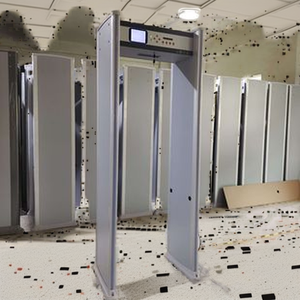 High-Precision Customized Security Metal Detector Gate Scanner Alumínio + Fireproof Painel Walkthrough LED Display Shockproof - Product Image 3