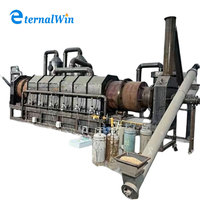 100KG ~ 1000KG/H Continue productie-apparatuur voor biochar van koolstofstaal met lange levensduur