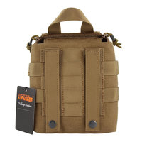 Pochette tactique Molle à dégagement rapide en nylon 500D personnalisée, pochette médicale tactique IFAK, trousse de premiers soins tactique pour la chasse