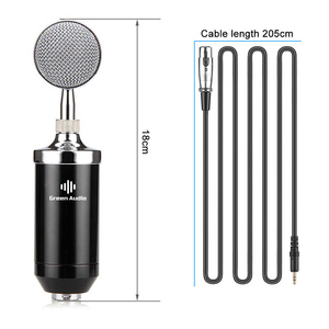 GAM-860E micrófono de condensador profesional estudio de grabación micrófono de condensador con <span class=keywords><strong>el</strong></span> enchufe de 3,5mm soporte para KTV <span class=keywords><strong>Karaoke</strong></span> - Product Image 6