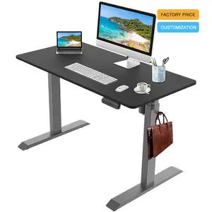 Kit dasar kaki meja ergonomis, rumah kantor, Kit dasar kaki meja duduk untuk berdiri, tinggi dapat disesuaikan, ergonomis, cerdas