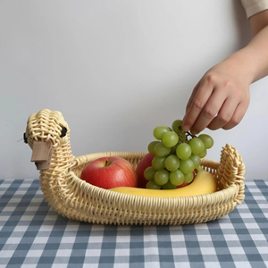 Vietnam Handmade <b>Animal</b> Shaped Rattan <b>Basket</b> Woven Storage <b>Basket</b> Decorative Organizer Manufacturer Supplier - Product Image 2