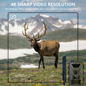 New 4G Săn Đường Mòn Máy Ảnh 4K 60MP Không Dây Hoang Dã Cam Di Động Truyền Hình Ảnh Giám Sát Ngoài Trời Trò Chơi Máy Ảnh - Product Image 5