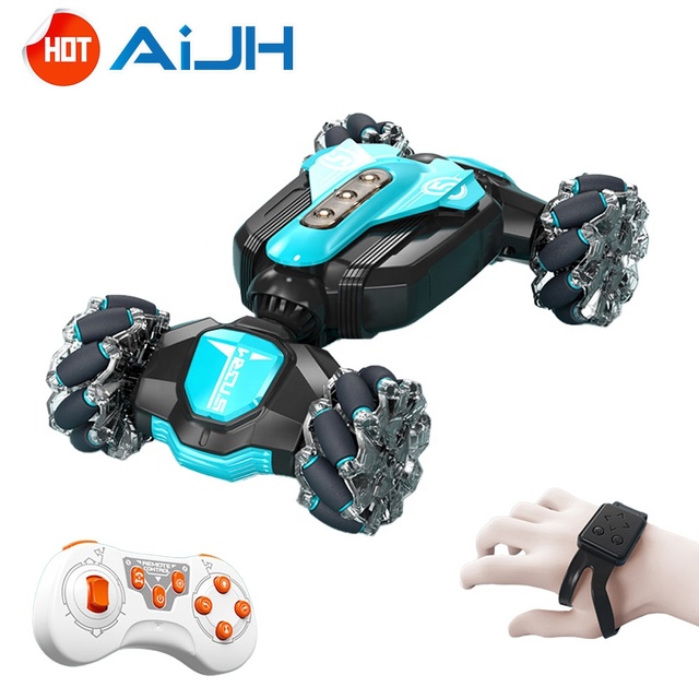 AiJH 4WD RC Car Remote Control Toys Hand RC Car With Music and Light Gesture Sensing Rc Stunt Car