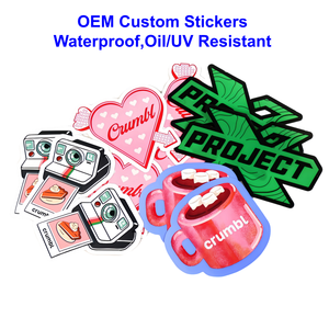 Autocollants en vinyle personnalisés OEM directement de l'usine, étiquettes personnalisées - Finition brillante, imperméables, résistantes à l'huile et aux UV, écologiques - Product Image 2