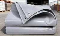 Rouleau de tissu en bâche PVC 1000D en polyester, imperméable et résistant aux déchirures, pour couverture industrielle, couleur personnalisée