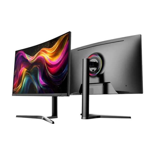 Hot Sale 24 27 32 Inch 144Hz Borderless Curved 2800R LED Monitor 2K 4K Professional Gaming IPS Anti-Blue Light for DP Built-in