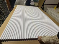 Panneau mural souple en contreplaqué gaufré Panneau mural ondulé en MDF/HDF cannelé incurvé Décoration Flûte ronde/flexible MDF 3D panneau Placage de bois