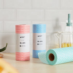 Chiffons de nettoyage jetables pour la cuisine, torchons lavables verts non tissés, lingettes multi-usages pour la vaisselle et le séchage des mains - Product Image 1