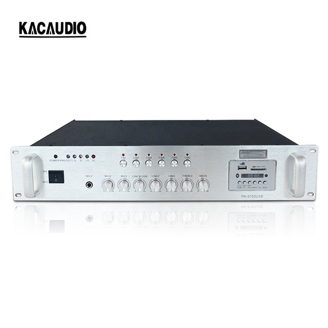 Equipment 150w Power Amplifiers Professional Sound Audio Digital Amplifier  Mp3 Download with Independent Adjustment