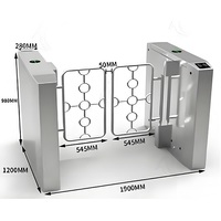Solutions de tourniquets piétonniers basés sur des scénarios, barrières à ailettes, contrôle d'accès par reconnaissance faciale/RFID/QR pour une utilisation unifiée dans les hôpitaux