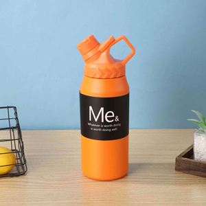 Me& Orange Plastic Tumbler With Lid Portable Minimalist Design <b>For</b> Travel - Product Image 1