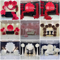 Fournisseur de décoration de mariage, fleurs artificielles en papier, fleurs géantes, décorations pour mariage, maison, chambre, événement