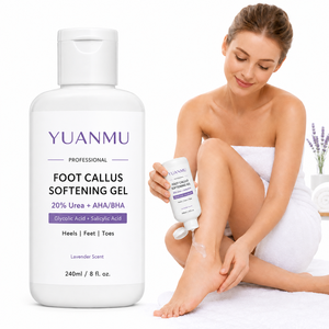Crème hydratante professionnelle à l'urée pour les pieds, éliminateur de callosités talon-orteil, exfoliant pour peaux mortes, réparation des talons fendillés - Product Image 1
