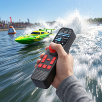 Émetteur de télécommande HotRC DS600 DS650 DS800 2.4G 6CH 8CH avec récepteur pour bateau à appât RC, remorqueur, voiture, char, robot