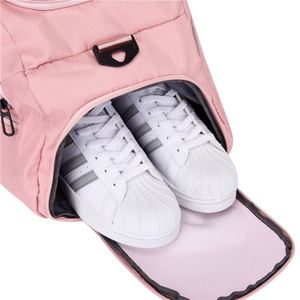 Wholesale Custom Large Capacity Weekend Gym Waterproof Sports Fitness Duffle <b>Backpack</b> Travel Duffel Bag With Shoes Compartment - Product Image 6