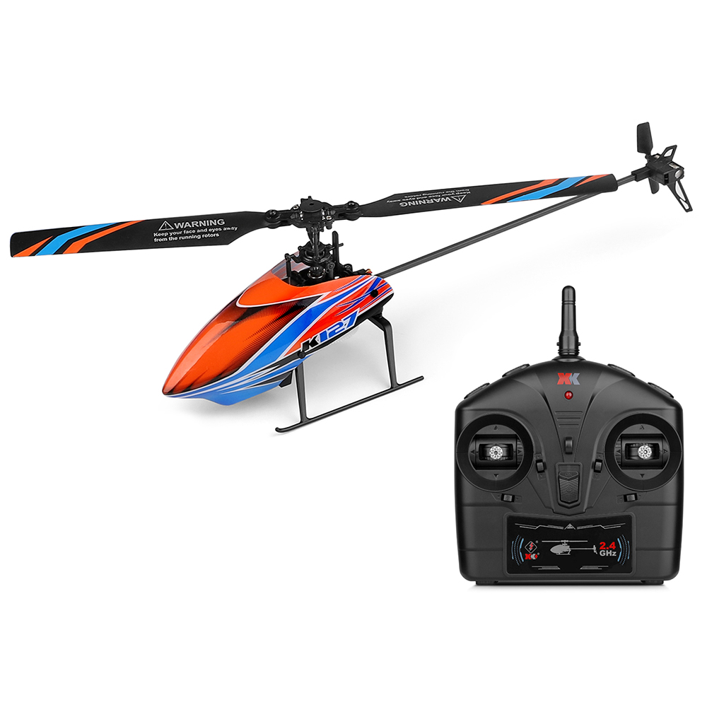 WLtoys K127 XKS Eagle RC elicottero 4CH 6-axis Gyro Single Blade RC Aircraft giocattoli telecomandati aereo RTF vendita calda