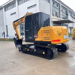 Sany พลั่วขุดดินแบบเคลื่อนย้ายได้ SY75ขุดขนาดเล็ก Sany ตีนตะขาบตีนตะขาบ7.5ton ใช้ - Product Image 5