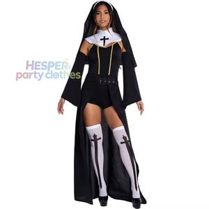 Disfraz de vampiro y monja unisex para adultos de HP Halloween con cola, accesorios para juegos de rol y escenarios. - Product Image 1