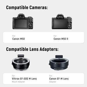 Cage <span class=keywords><strong>NEEWER</strong></span> M50/M50 II pour <span class=keywords><strong>Canon</strong></span> M50 M50 Mark II, Rig Vidéo en Aluminium avec Serre-câble, Rail NATO et Trous de Fixation ARRI - Product Image 4