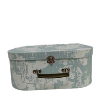 Boîte à valise auto-élevante en carton PU pour sous-vêtements, chaussettes, chaussures, vêtements, cadeaux, avec revêtement UV, pelliculage mat et gaufrage