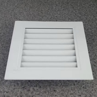 Grille de ventilation en aluminium pour système de climatisation, sortie/retour d'air pour utilisation en extérieur et dans les salles de bain, montage mural, tableau de bord pour sortie de climatisation