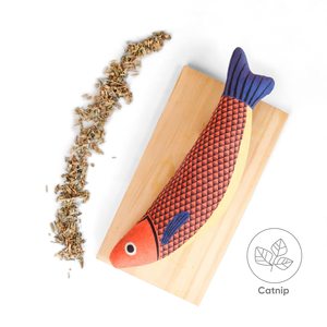 Almohadas de hierba gatera para gatos, juguetes de peces saurios, juguetes de hierba gatera con sonido arrugado suave y duradero, juguetes interactivos para gatos de interior - Product Image 3