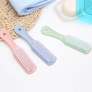 Shoe Brush 3 Pack Soft Bristle Plastic Cleaning Tool For Home Use With Blue Green Pink Colors - Product Image 3