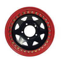 Vente Flash Jantes JAL WHEEL 8 branches en acier tout-terrain 16 pouces 5 trous 4x4 5x150 110 mm de déport central pour L/C